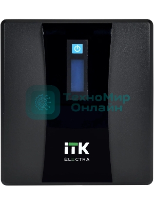 Источник бесперебойного питания Line-interactive 1,2кВА/720Вт, фаза 1/1, LCD дисплей, с АКБ 2х7AH, USB, Schuko