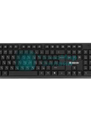 Комплект клавиатура+мышь Defender Triumph C-991 проводной, USB, 1600 DPI, чёрный