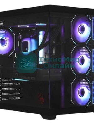 Компьютер Bloody BD-PC RAB84V2 TWR Ryzen 7 7700 (3.8) 32Gb SSD 1Tb RTX 5070 12Gb Win 11H 64 2.5xGbitEth 650W черный (RUS) (2142128)