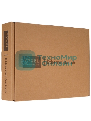 Коммутатор гибридный Smart L2 PoE+ Zyxel NebulaFlex GS1915-8EP, 8xGE PoE+, бесшумный (без вентилятора), бюджет PoE 60 Вт, автономное/облачное управление