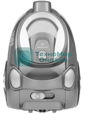 Пылесос Eurostek EVC-3011 серебристый/серый, 400/2600 Вт, уборка сухая, пылесборник контейнер 2.5 л