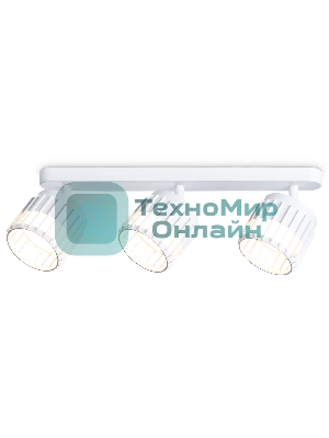 Светильник Ambrella light TN71166/3 WH белый GX53/3 400*100*125