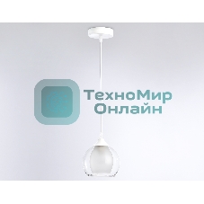 Светильник Ambrella light TR3538 WH/CL/FR белый/прозрачный/белый матовый E27 max 40W D130*800