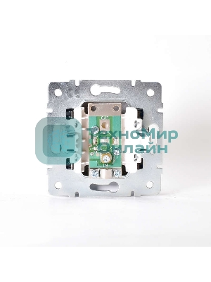 Механизм розетки TV СП KARINA оконечная черный бархат LEZARD 707-4288-130