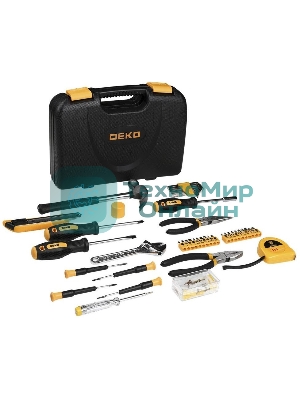 Набор инструментов Deko TZ100 100 предметов (жесткий кейс)