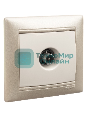 Розетка телевизионная TV Valena звезда 1,5Дб 2400МГц (белая)