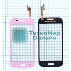 Сенсорное стекло (тачскрин) для Samsung Galaxy Core Plus SM-G350 розовое