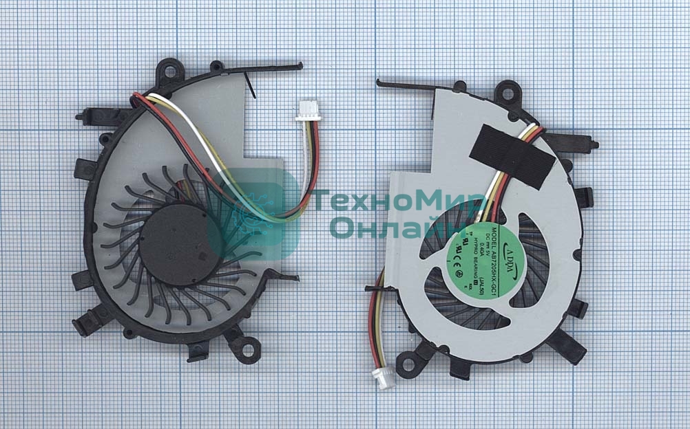 Вентилятор (кулер) для ноутбука Acer Aspire V5-472 V5-552 V5-572 V5-573 V7-481 V7-581 левый