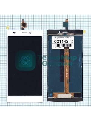 Дисплей для Micromax Canvas Nitro 2 E311 белый