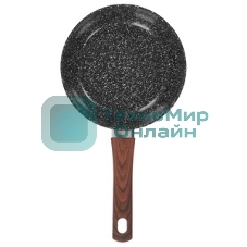 Сковорода RASHEL R-8818 а/п покрытие, 18 см, индукция, серый. гранит