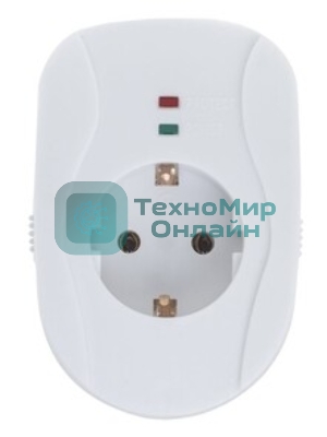 Сетевой фильтр Buro 100SH-Plus-W (1 розетка) белый, коробка