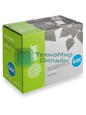 Картридж лазерный Cactus CS-CC364XS черный (24000 стр.) для HP Laser Jet P4015/P4515