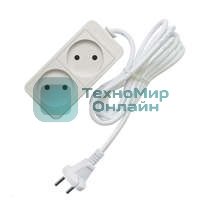 Удлинитель быт. ТМ Союз 2200 Вт 2 гн. ПВС 1,5 м 481S-1201