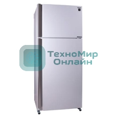 Холодильник Sharp SJ-XE59PMWH белый жемчуг двухкамерный 430/148л морозилка сверху, No Frost