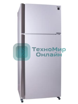 Холодильник Sharp SJ-XE59PMWH белый жемчуг двухкамерный 430/148л морозилка сверху, No Frost