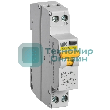 Выключатель автоматический дифференциального тока IEK KARAT АВДТ32ML тип A С16 30мА