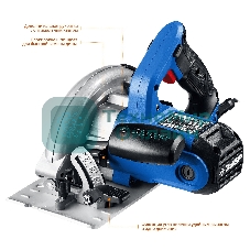 Циркулярная пила (дисковая) Зубр ПДП-55 1300Вт (ручная)