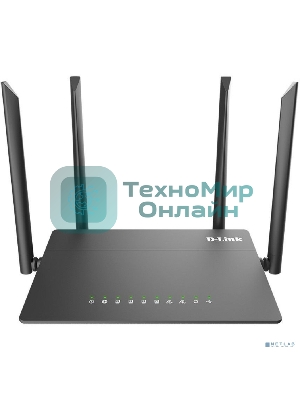 Беспроводной двухдиапазонный маршрутизатор D-Link DIR-815/RU/R4A AC1200 с поддержкой технологии MU-MIMO, 3G/LTE и USB-портом
