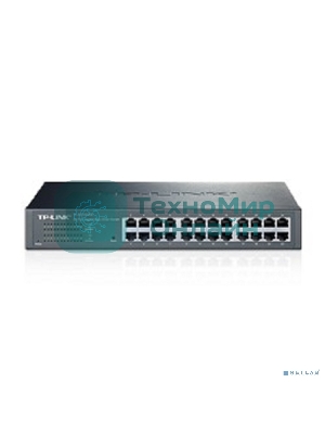 Коммутатор TP-Link SMB TL-SG1024DE 24-Port Gigabit Easy Smart Switch, 24 10/100/1000Mbps RJ45 ports, MTU/Port/Tag-based VLAN, QoS, IGMP Snooping