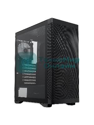 Компьютерный корпус HSPD M520, Mesh Mid Tower, черный, slide TG, 0.45 SPCC, 4x120мм ARGb ATX, mATX, mITX 160/330/184мм 2x2.5