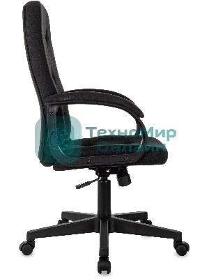 Кресло Бюрократ CH 002 3C11 черный, ткань