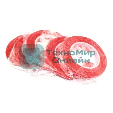 Скотч двусторонний прозрачный 3M с красной защитной лентой ширина 10 мм 25 м 5 шт. 112202