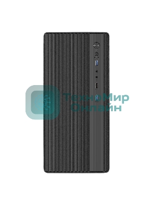 Корпус ExeGate BAA-503U2-UNS350, Mini-Tower, чёрный, 1 x 80/90 мм, БП 350 Вт