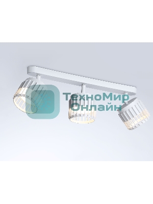 Светильник Ambrella light TN71166/3 WH белый GX53/3 400*100*125