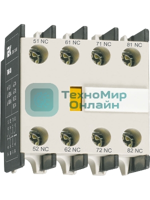 Приставка конт. ПКИ-40 IEK KPK10-40