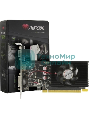 Видеокарта AFOX GT730 DDR3 4G 128Bit, LP Single fan, RTL (AF730-4096D3L6) RTL