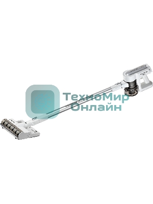 Пылесос вертикальный Polaris PVCS 7000 белый/серебристый, питание от аккумулятора, 150 Вт, уборка влажная/сухая, пылесборник 0.5 л