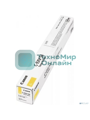 Картридж лазерный Canon C-EXV54Y (1397C002) желтый (8 500 стр.) для Canon imageRUNNER C3226i/C3025i/C3025/C3125i