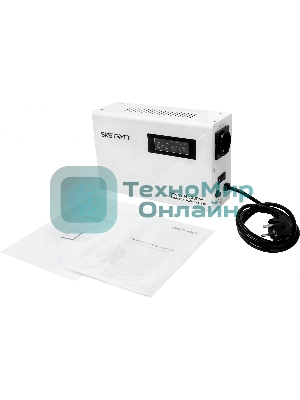 Настенный стабилизатор напряжения SMARTWATT AVR SLIM 500RW (100W - 260W, 500VA, 0.5 кВт, 50 Гц, розеток — 1, LED-диспле