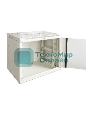 Шкаф настенный 2, 18U 600x450, стеклянная дверь