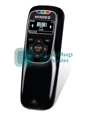 Сканер штрих-кода ручной Mindeo MS3690Plus Mark (MS3690-2D-HD(BT)) 2D имидж, беспроводной, 100 скан/сек, Bluethooth, USB, черный