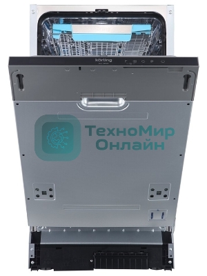 Встраиваемая посудомоечная машина Korting KDI 45985, нержавеющая сталь, 44.8 см, 10 компл., 44 дБ, класс A+++