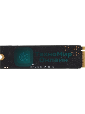 Накопитель SSD PC PET PCPS512G3, 512Gb, PCIe 3.0 x4, M.2 2280, NVMe, R/W 2000/1600