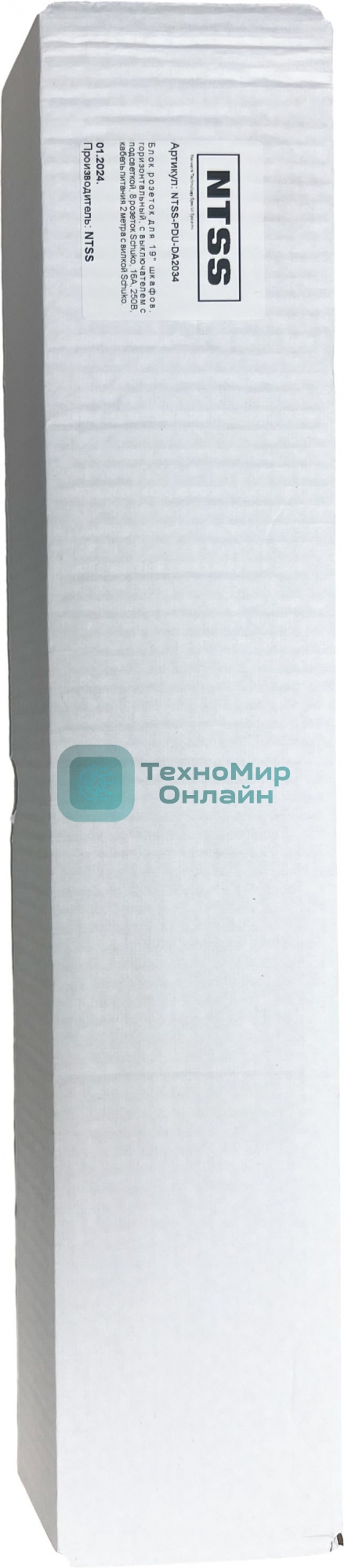 Блок распределения питания NTSS NTSS-PDU-DA2034 гор.размещ. 8x базовые 16A Schuko 2м