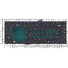 Клавиатура для ноутбука Acer Aspire M5-481T черная без рамки