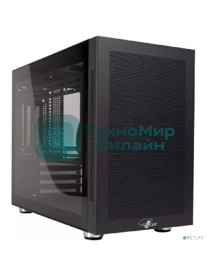 Корпус Midtower mATX Eurocase 00-01064257 MI05 черный без БП закаленное стекло USB 3.0