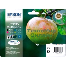 Набор картриджей Epson C13T12954012 черный/голубой/пурпурный/желтый