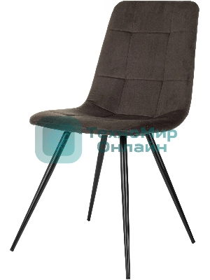 Стул для дома Бюрократ CH-K1_4 комплект 4 шт. коричневый Holland 74 металл черный на ножках