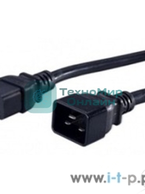 Кабель Hyperline PWC-IEC19-IEC20-1.8-BKКабель питания IEC 320 C19 - IEC 320 C20 (3x1.5), 1.8 м