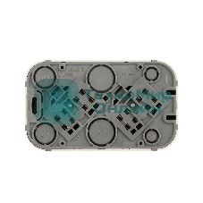 Блок розеток Quteo с предварительным подключением 2x2К+З без шторок, 16A, 250 В, IP20, белый