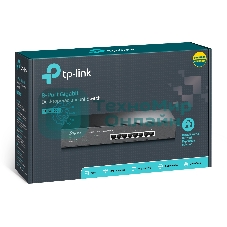 Коммутатор TP-LINK SMB TL-SG1008 8-port Gigabit Switch, 1U rack-mountable steel case