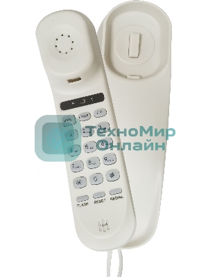 Телефон проводной Ritmix RT-002 белый