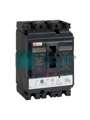 Выключатель авт. 3п ВА-99C 160/125А 36кА EKF mccb99C-160-125