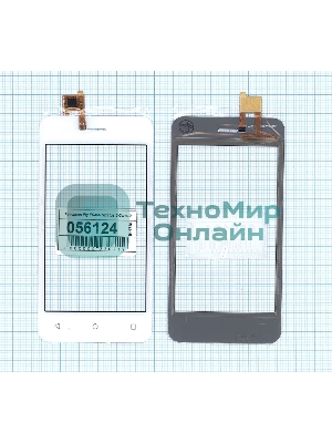 Сенсорное стекло (тачскрин) для Fly FS406 Stratus 5, белое
