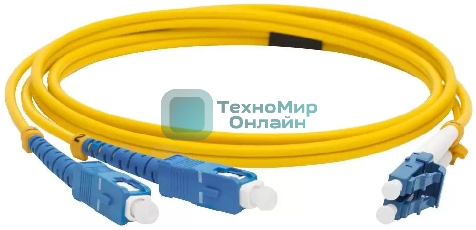 Патч-корд LANMASTER LAN-2LC-2SC/SU-3.0 2xOS2 LC дуплекс-SC дуплекс 3м LSZH оранжевый