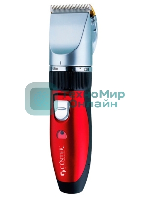 Машинка для стрижки Centek CT-2118 черный/красн